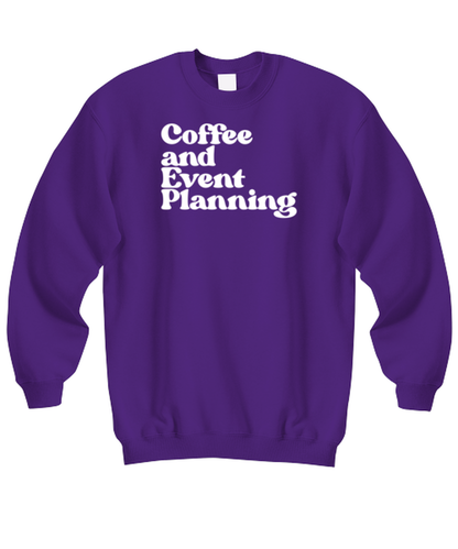 Event Planner Wedding 1970s 70s Sweatshirt, Gifts, Unisex Sweater Shirt, Jumper, Funny