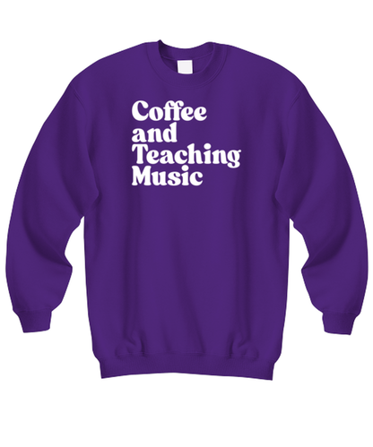 Music Teacher Graduation 1970s 70s Sweatshirt, Gifts, Unisex Sweater Shirt, Jumper, Funny