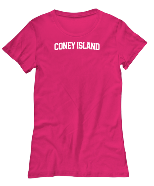 Coney Island NY New York Moving Away Womens Shirt, Gifts, Female Tshirt, Tee, Funny