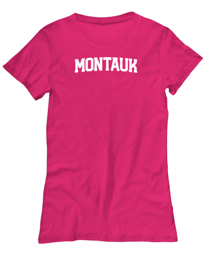 Montauk NY New York Moving Away Womens Shirt, Gifts, Female Tshirt, Tee, Funny