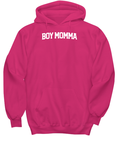 Boy Momma Mom of Boys Hoodie, Gifts, Hooded Sweatshirt, Unisex, Him Her