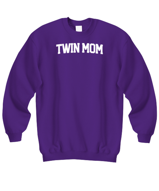 Twin Mom Mommy of Twins Mama Sweatshirt, Gifts, Sweatshirt Shirt, Unisex, Him Her