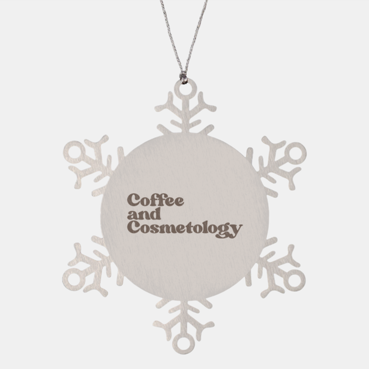 Cosmetologist Cosmetology 1970s 70s Ornament, Snowflake, Gifts, Christmas, Stocking Stuffer