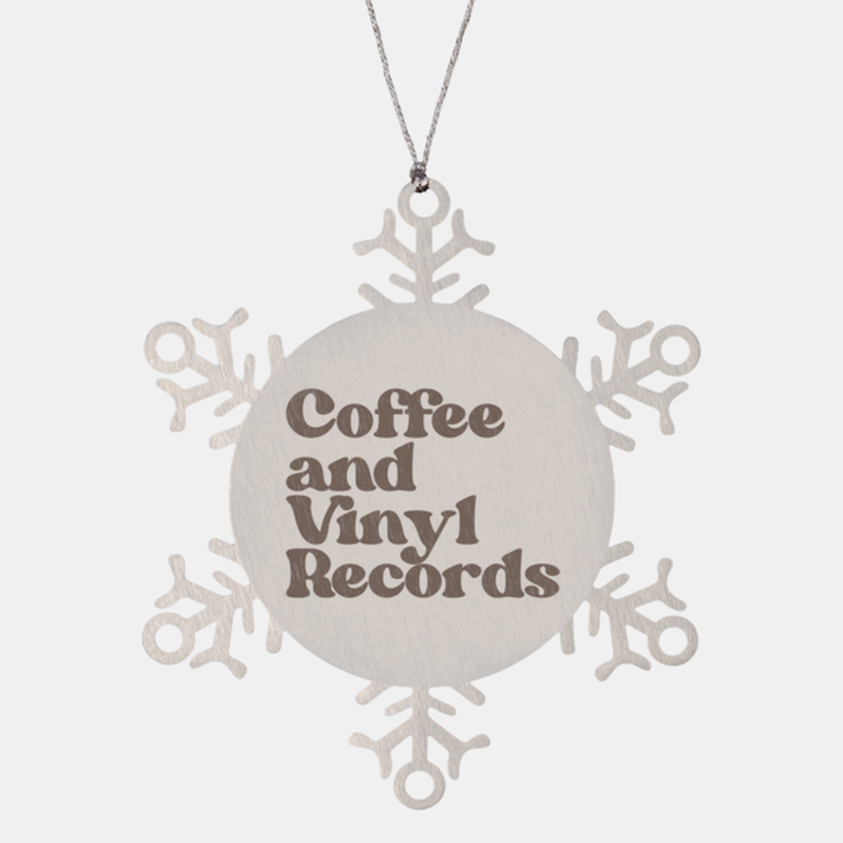 Vinyl Records 1970s 70s Ornament, Snowflake, Gifts, Christmas, Stocking Stuffer