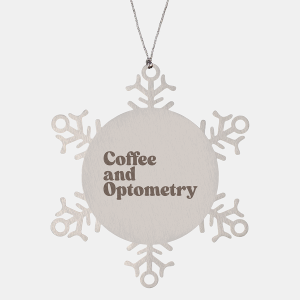 Optometrist Optometry Graduation 1970s 70s Ornament, Snowflake, Gifts, Christmas, Stocking Stuffer