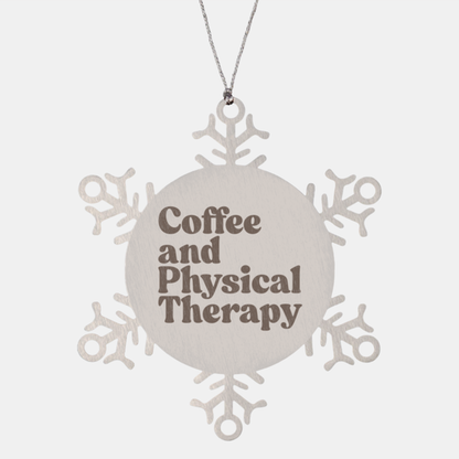 Physical Therapist Graduation 1970s 70s Ornament, Snowflake, Gifts, Christmas, Stocking Stuffer