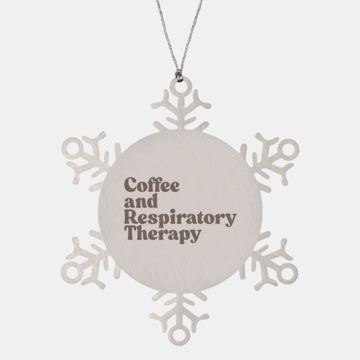 Respiratory Therapist 1970s 70s Ornament, Snowflake, Gifts, Christmas, Stocking Stuffer