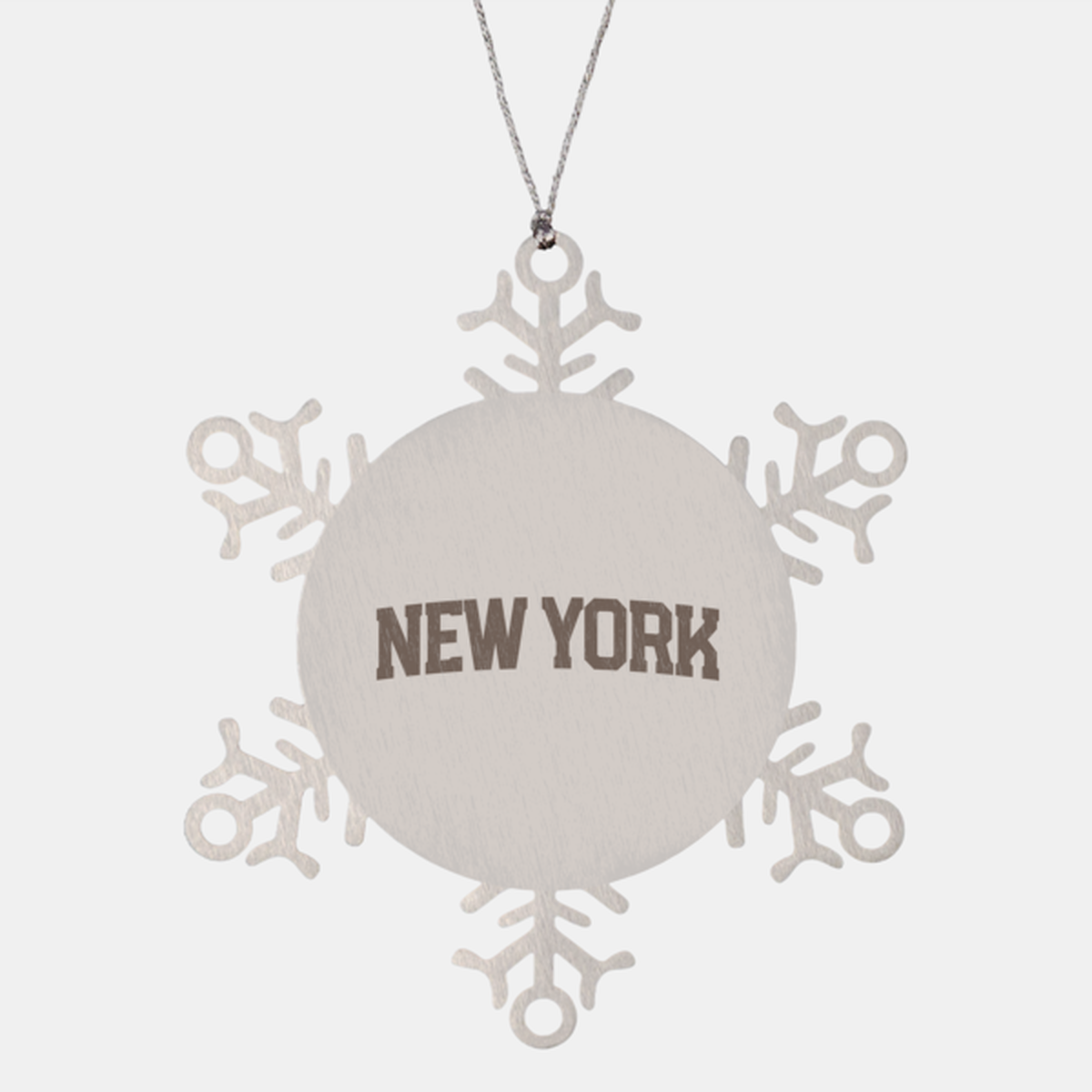 New York NY Moving Away East Coast Ornament, Gifts, Snowflake, Christmas, Stocking Stuffer