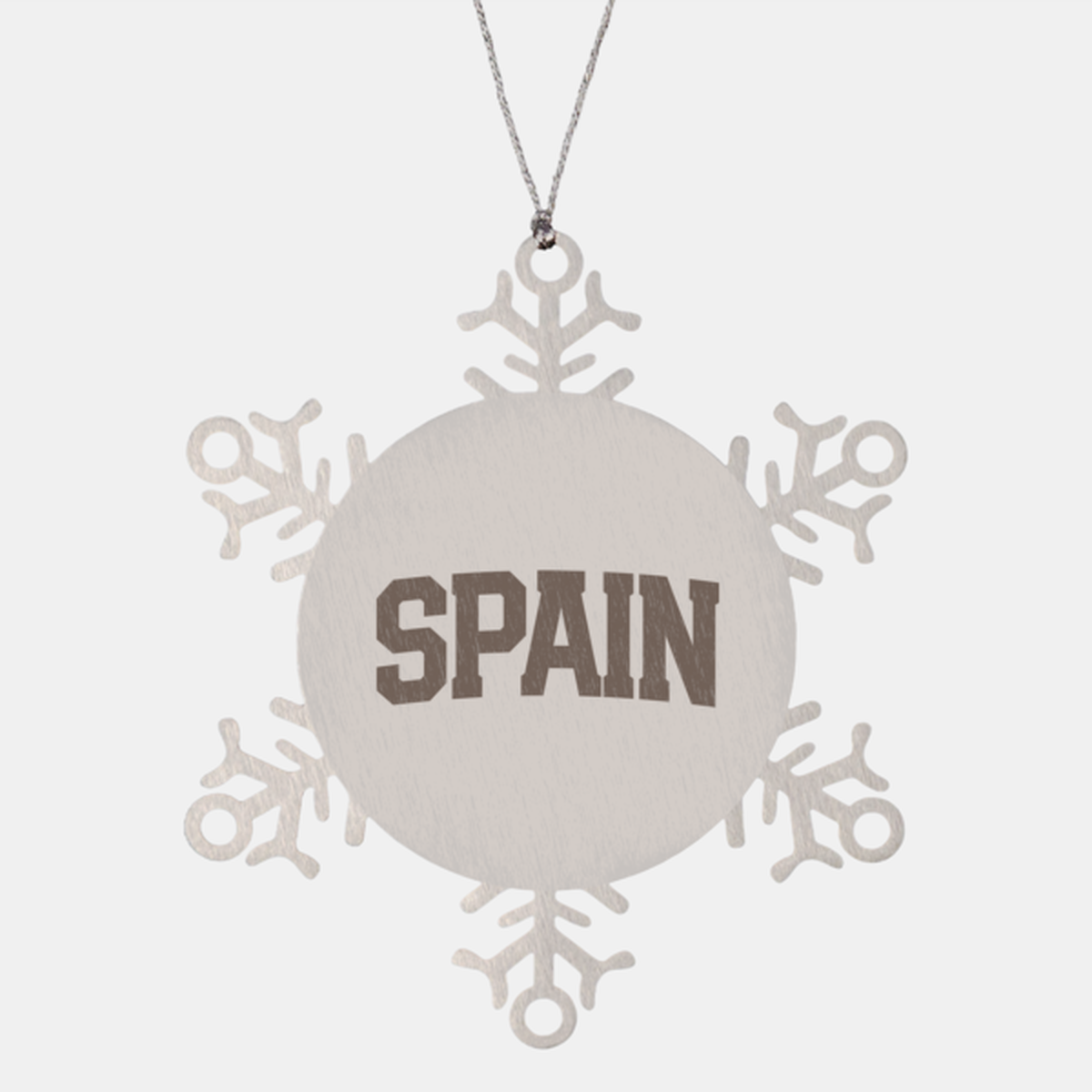 Spain Spanish Pride Moving Away Ornament, Gifts, Snowflake, Christmas, Stocking Stuffer