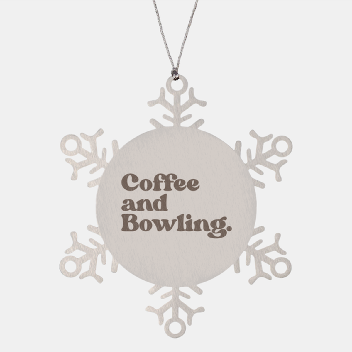 Bowl Bowling Bowler Lover Coach Ornament, Gifts, Snowflake Ornament, Christmas, Stocking Stuffer