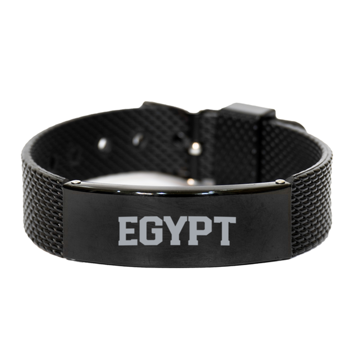 Egypt Egyptian Local Moving Away Bracelet, Gifts, Black Shark Mesh Bracelet, Christmas, Stocking Stuffer