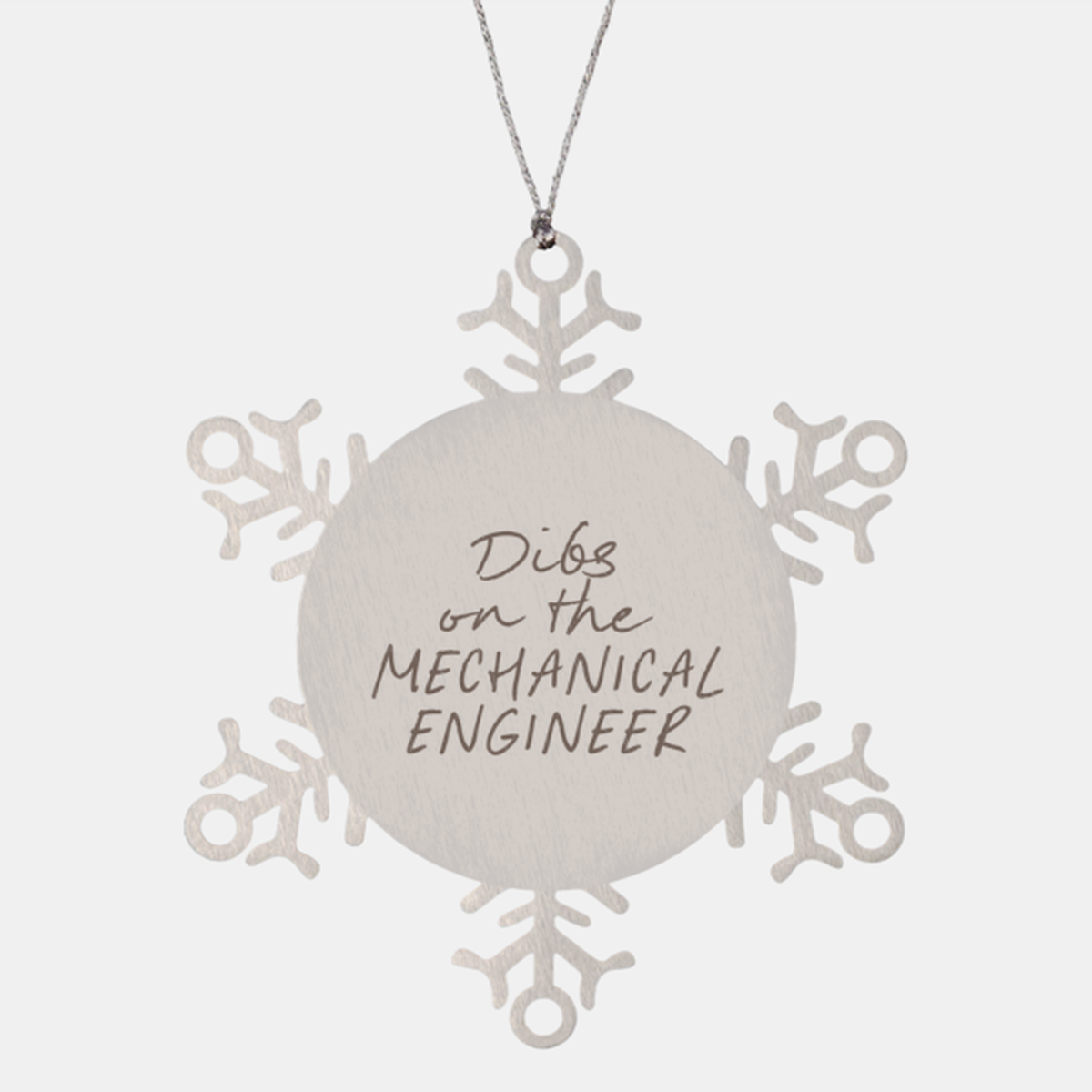 Mechanical engineer Wife Husband Girlfriend Boyfriend Ornament, Gifts, Snowflake Ornament, Christmas, Stocking Stuffer