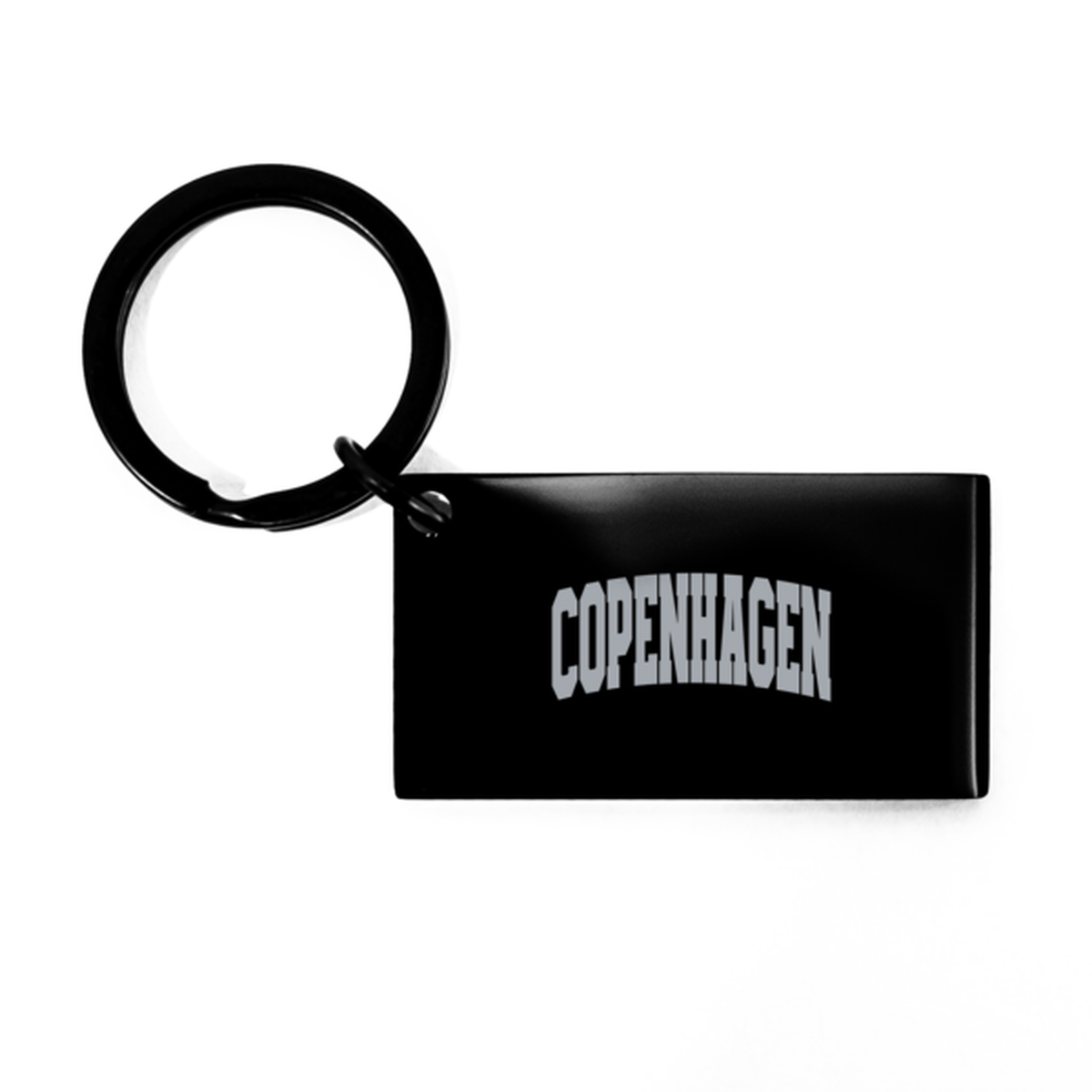 Copenhagen Denkmark Moving Away Keychain, Gifts, House Car Key Chain, Christmas, Stocking Stuffer