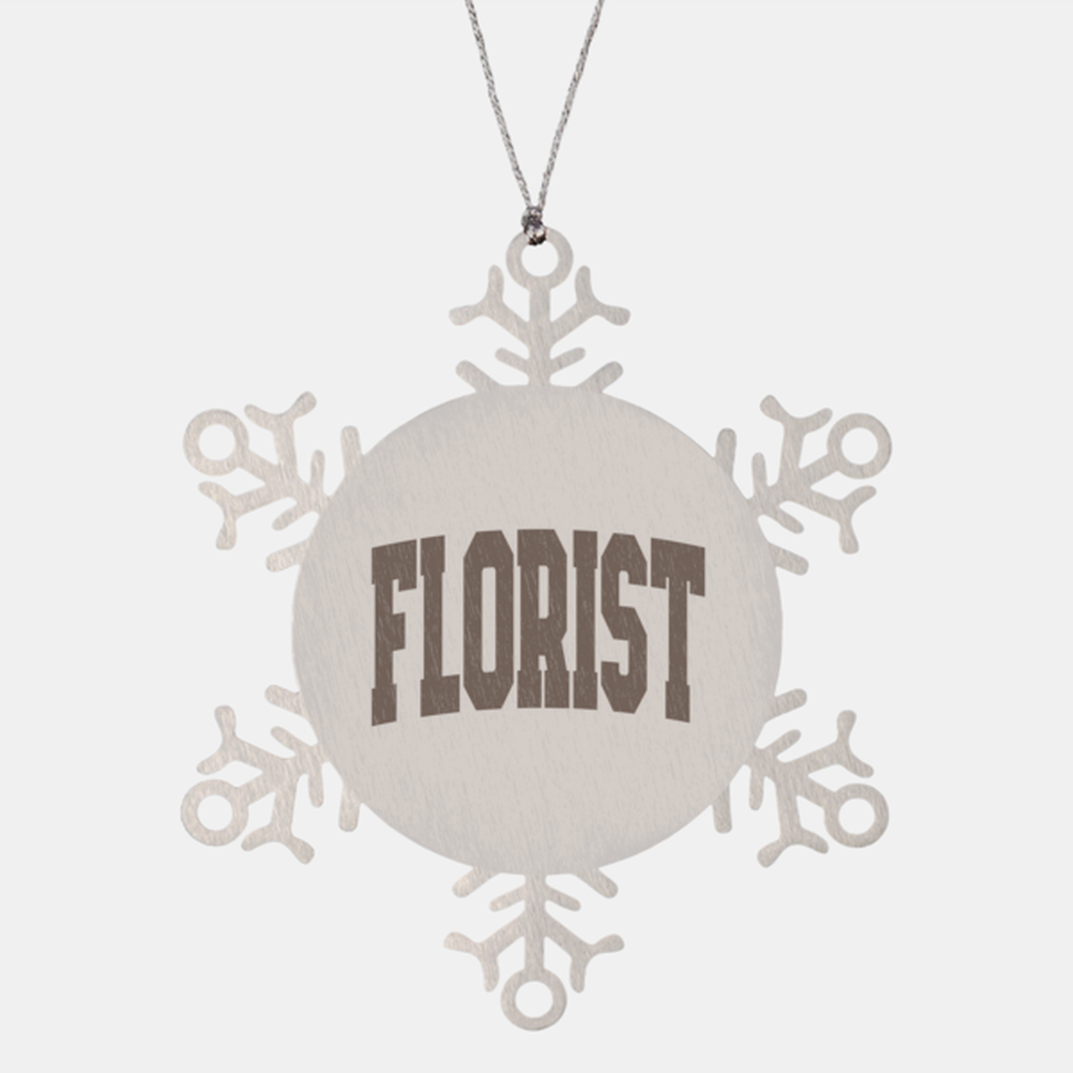 Florist Ornament, Gifts, Snowflake Ornament, Christmas, Stocking Stuffer