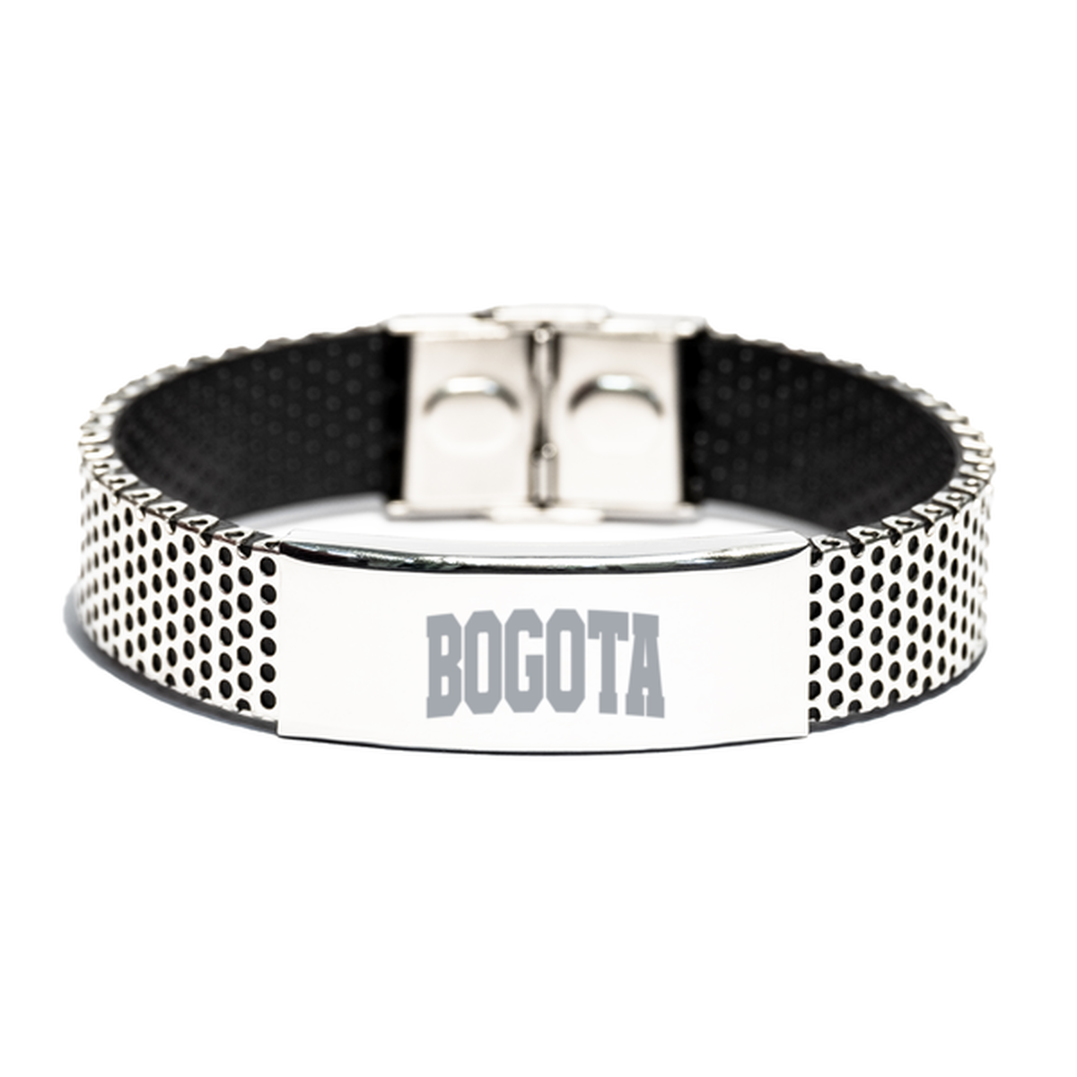 Bogota Colombia Moving Away Bracelet, Gifts, Stainless Steel Bracelet, Christmas, Stocking Stuffer