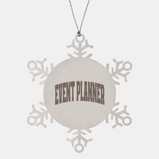 Event planner Graduation Ornament, Gifts, Snowflake Ornament, Christmas, Stocking Stuffer