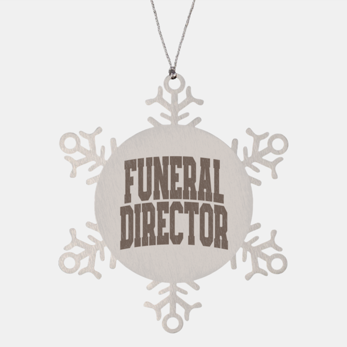 Funeral director Graduation Ornament, Gifts, Snowflake Ornament, Christmas, Stocking Stuffer