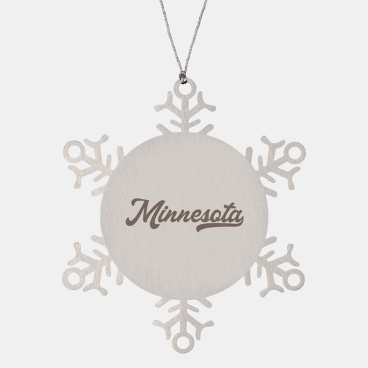 Minnesota Pride Moving Away Ornament, Gifts, Snowflake Ornament, Christmas, Stocking Stuffer