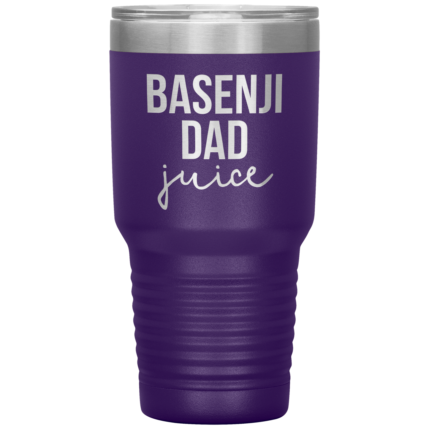 Basenji Dad Tumbler, Funny Travel Coffee Mug, Birthday Gifts for Men and Women