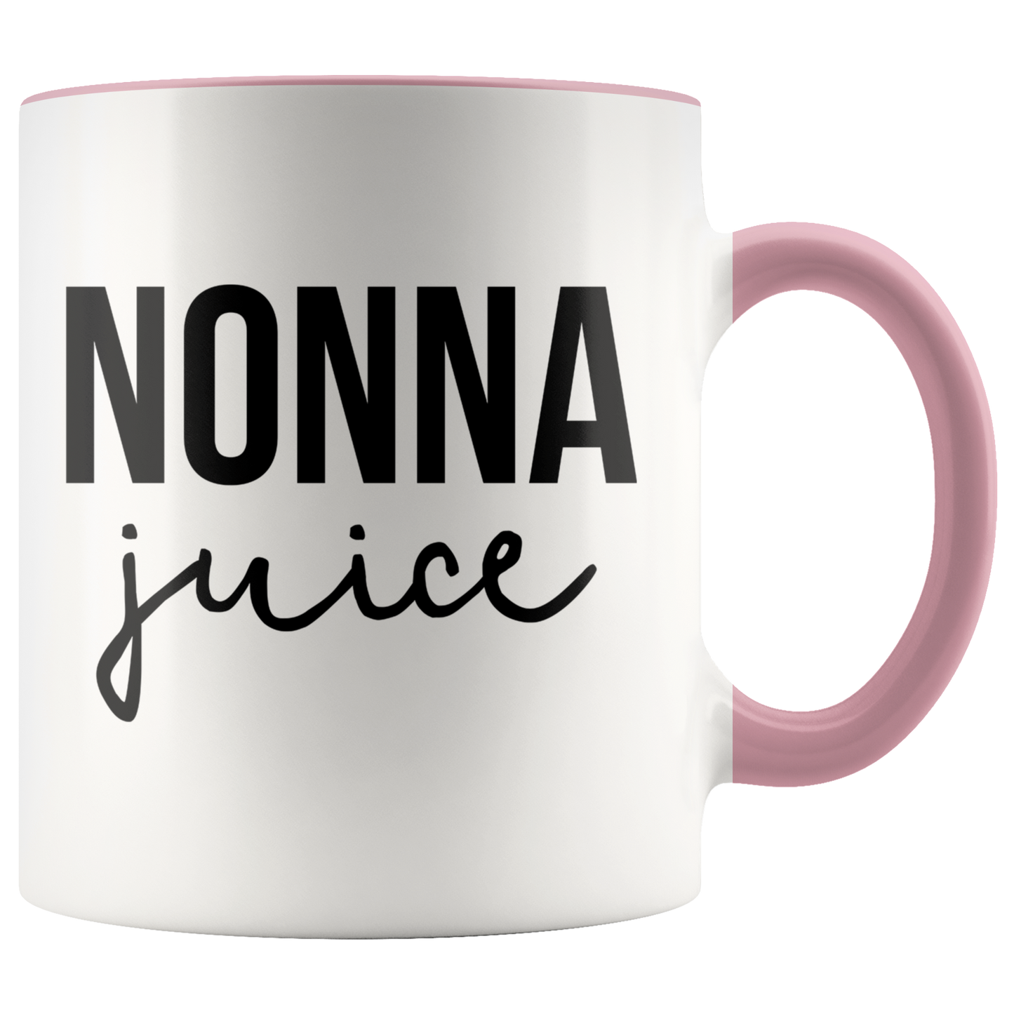 Nonna Gifts, Coffee Mug, Two Tone Accent Cup, Birthday Gift for Men and Women