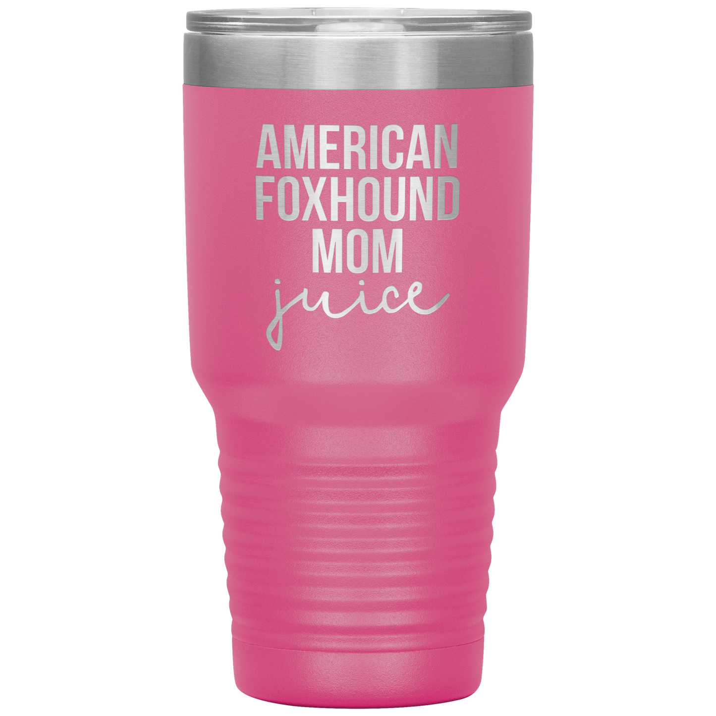 American Foxhound Mom Tumbler, Funny Travel Coffee Mug, Birthday Gifts for Men and Women