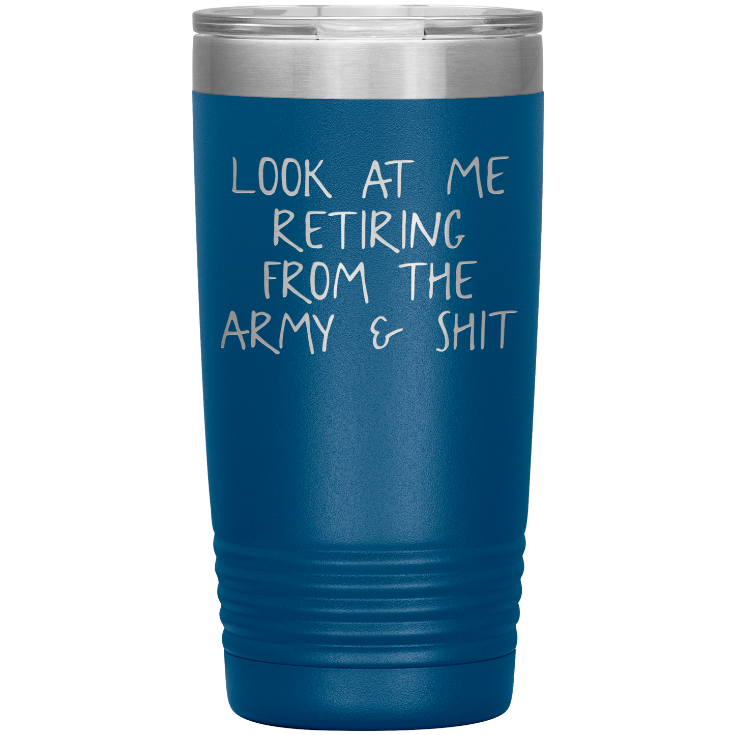 Army Retirement Tumbler, Army Retirement Gifts, Travel Coffee Mug, Birthday Gifts for Men and Women