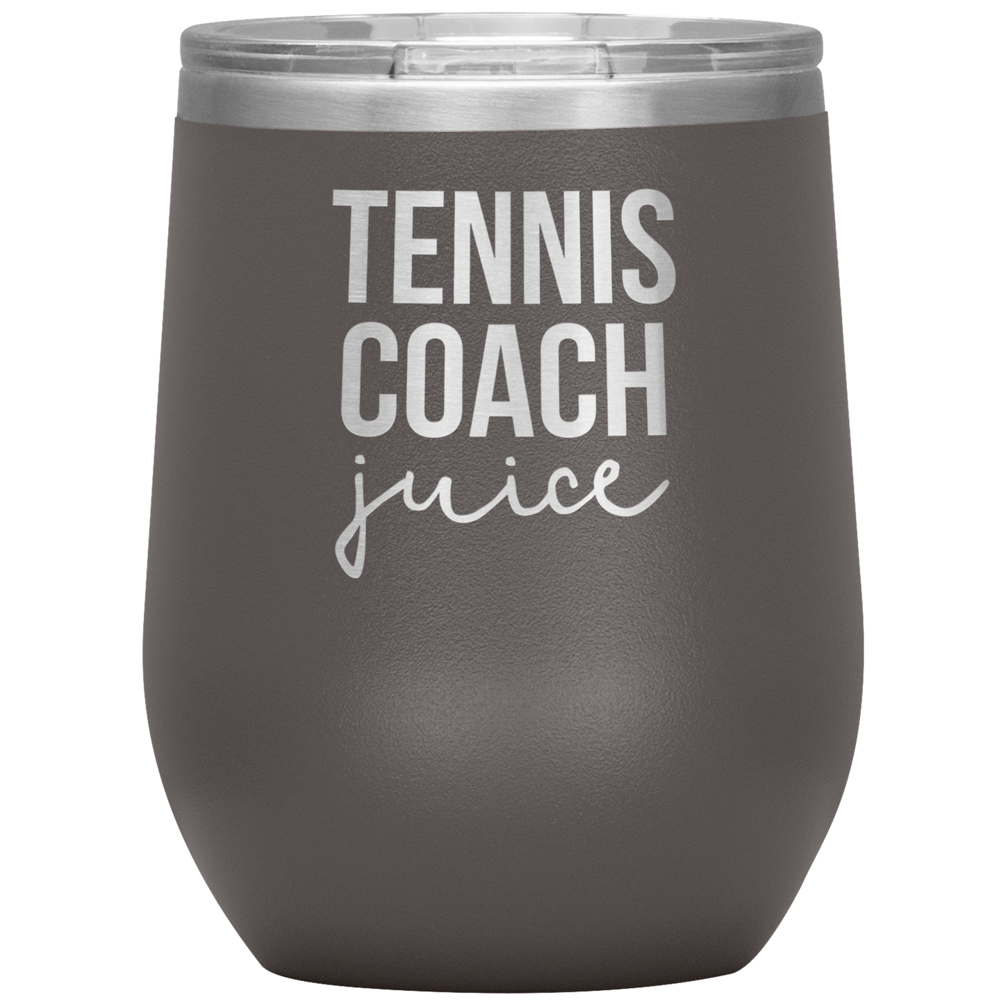 Tennis Coach Wine Tumbler, Tennis Coach Gifts, Travel Wine Cup, Birthday Gifts for Men and Women