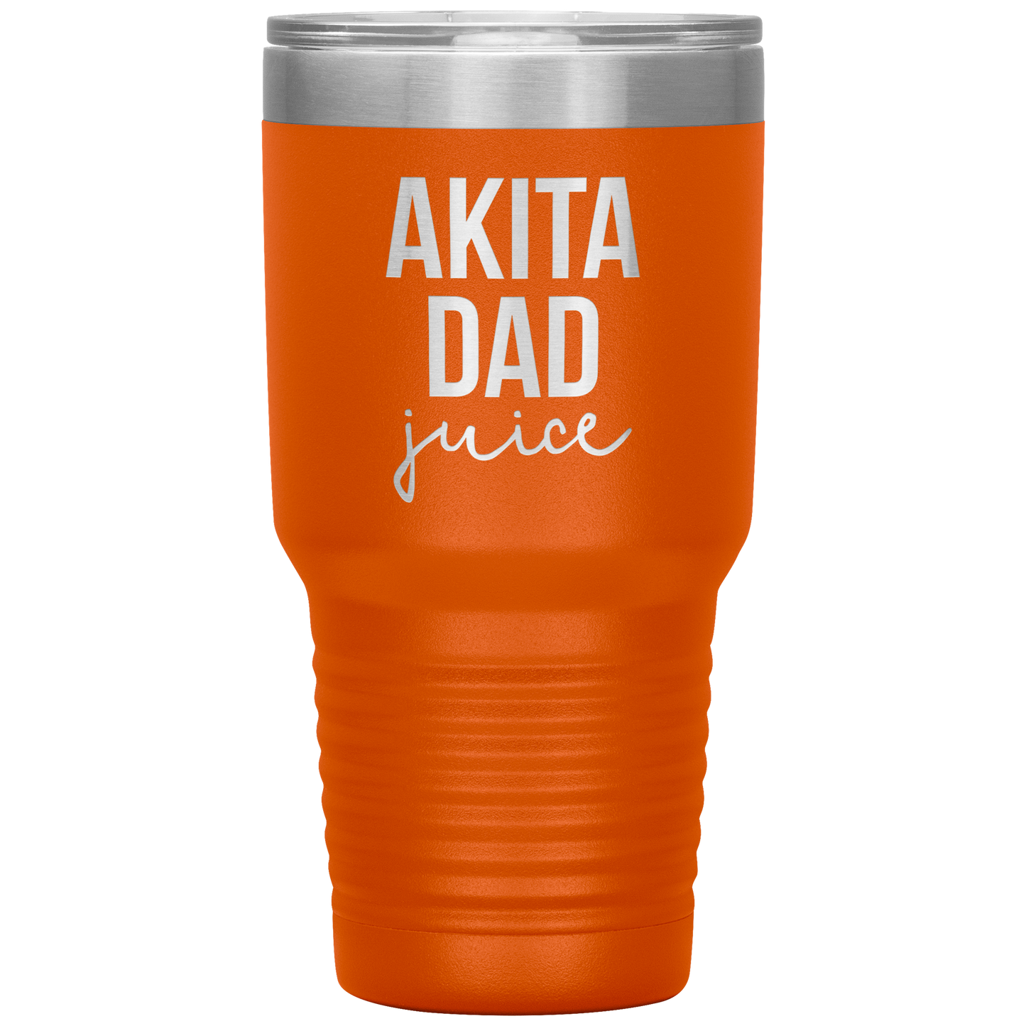 Akita Dad Tumbler, Funny Travel Coffee Mug, Birthday Gifts for Men and Women