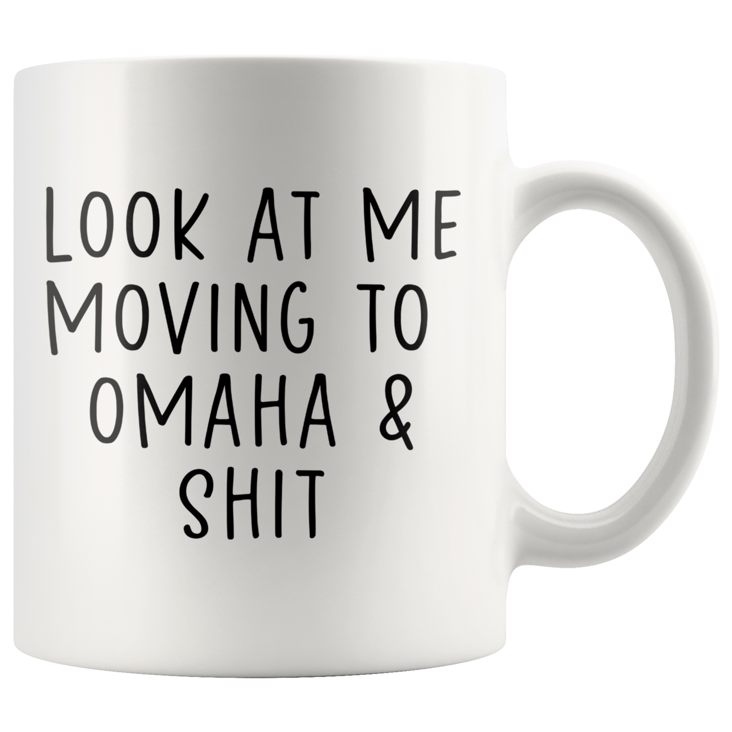 Moving to Omaha Nebraska Gifts, Coffee Mug, Two Tone Accent Cup, Birthday Gift for Men and Women