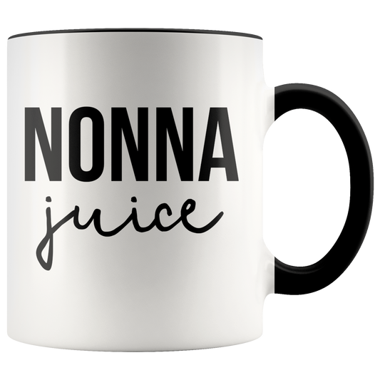 Nonna Gifts, Coffee Mug, Two Tone Accent Cup, Birthday Gift for Men and Women