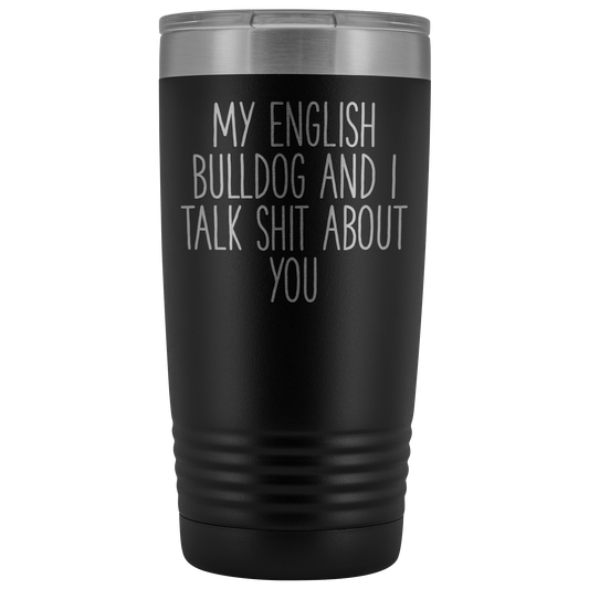 Bulldog inglese, Tazza di Bulldog inglese Doni, Amante del Cane in Regalo Bulldog inglese Mamma Tumbler