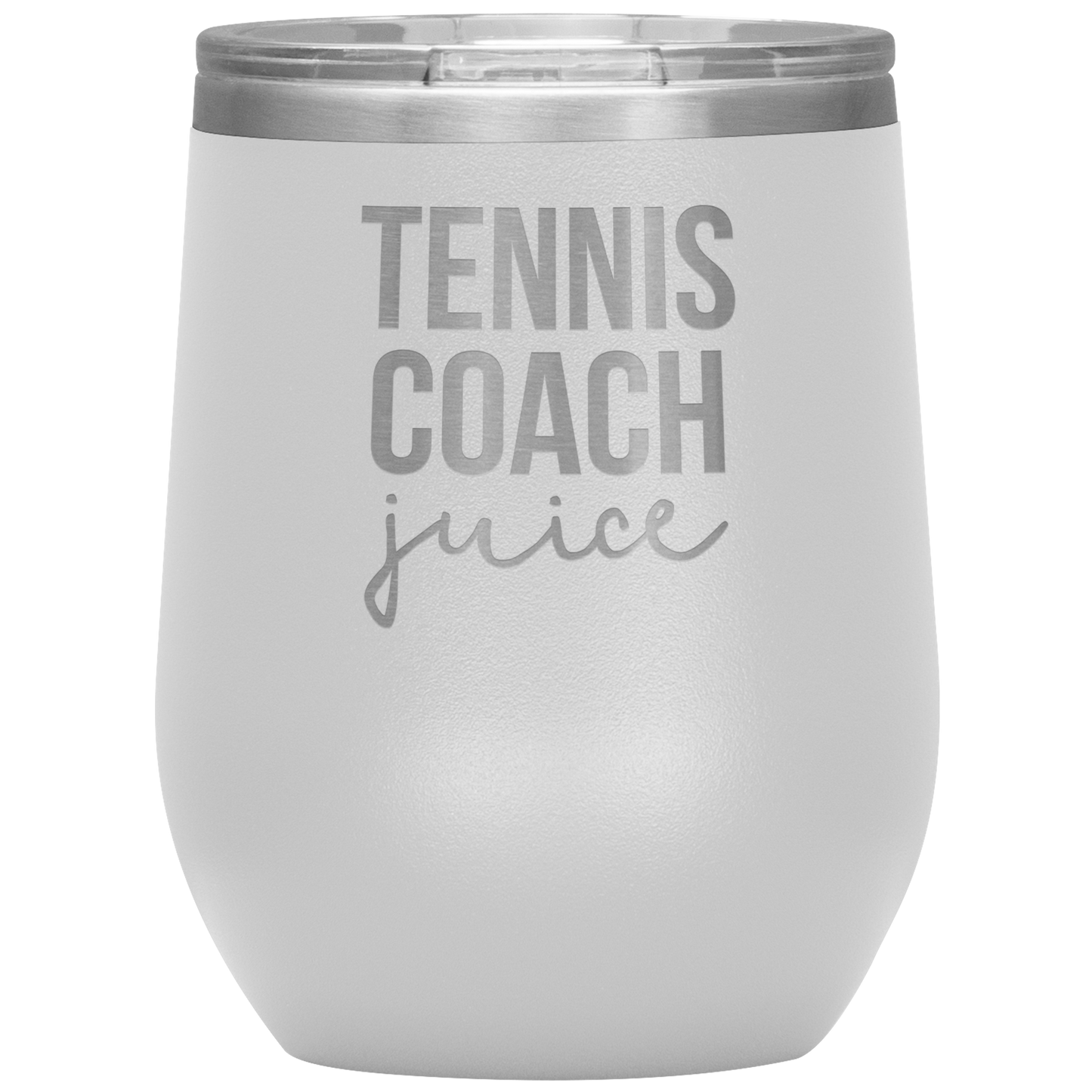 Tennis Coach Wine Tumbler, Tennis Coach Gifts, Travel Wine Cup, Birthday Gifts for Men and Women