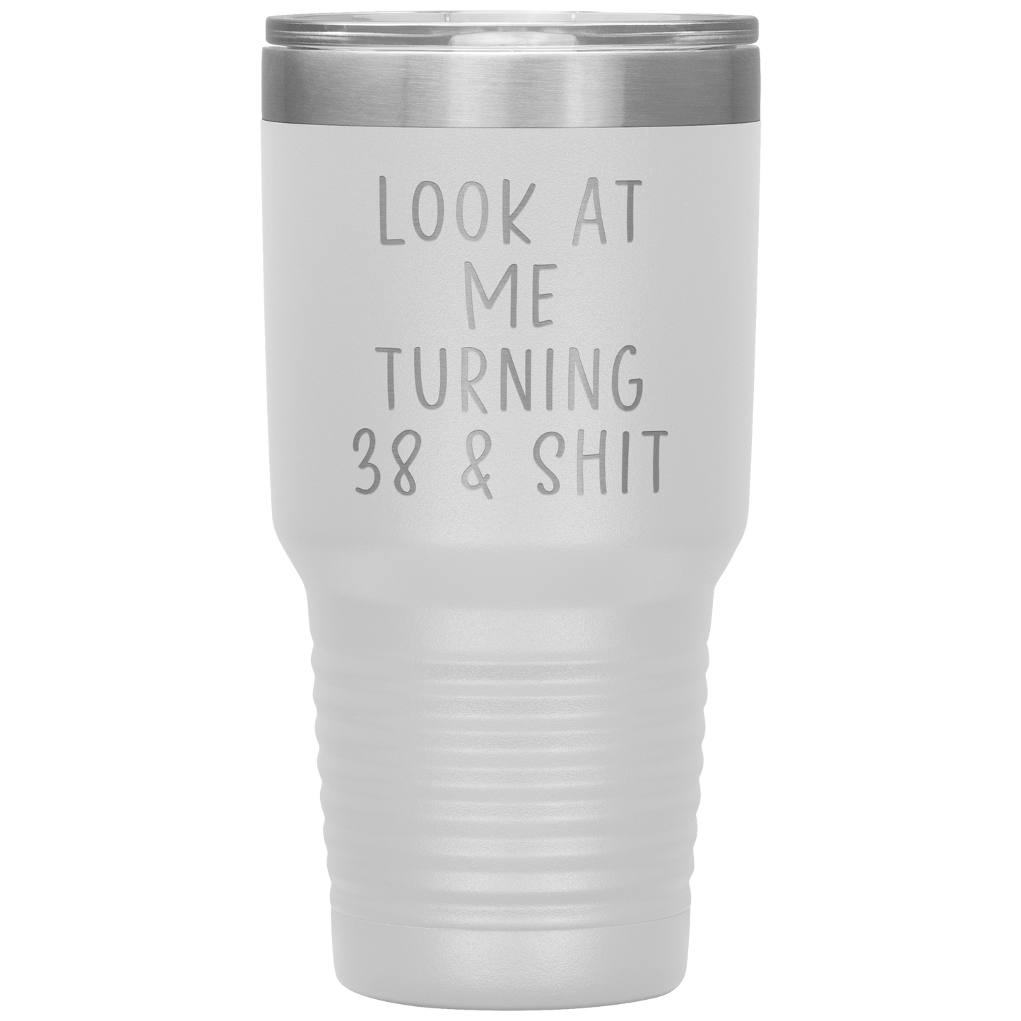 38th Birthday Tumbler, 38th Birthday Gifts, Travel Coffee Mug, Birthday Gifts for Men and Women