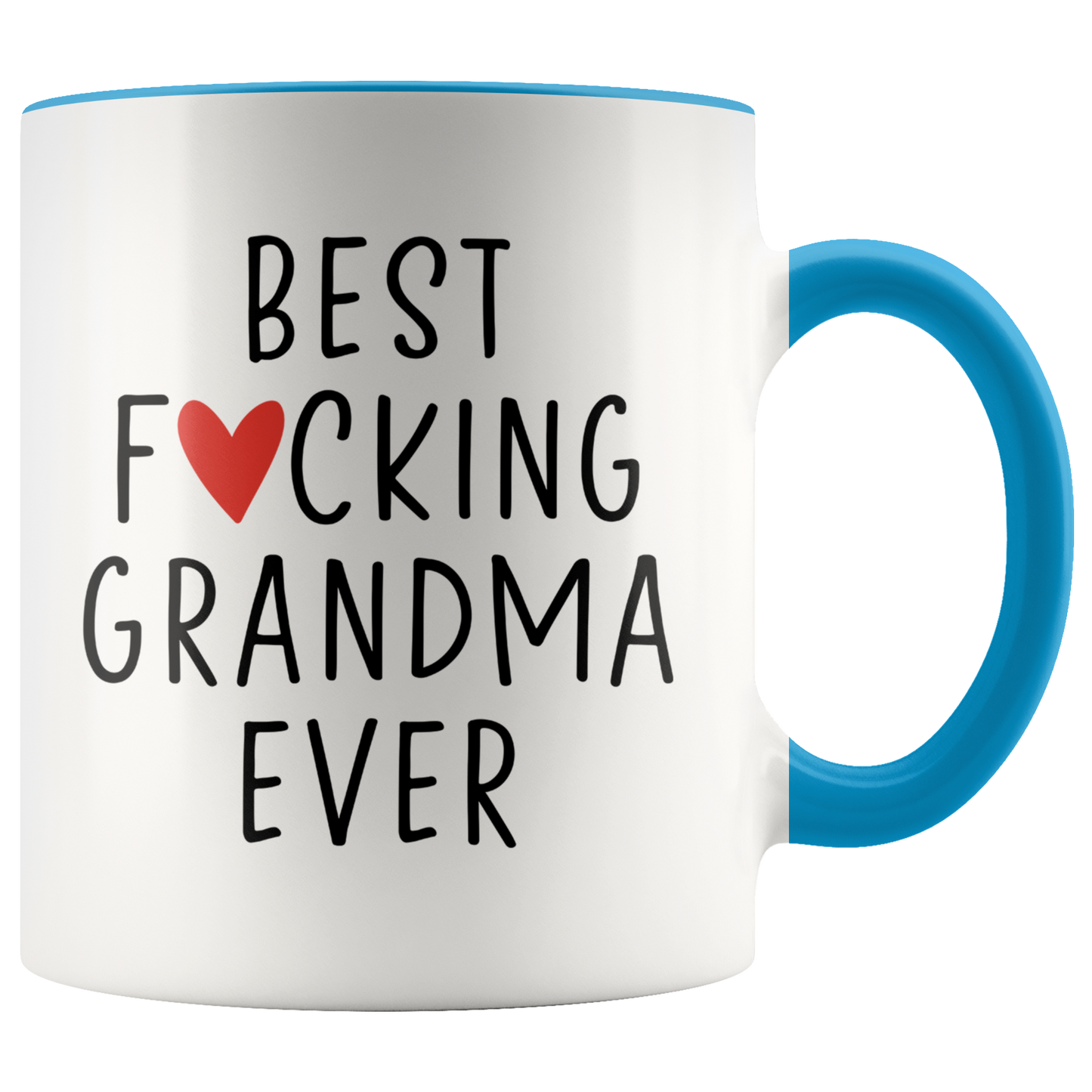 Grandma Gifts, Coffee Mug, Two Tone Accent Cup, Birthday Gift for Men and Women