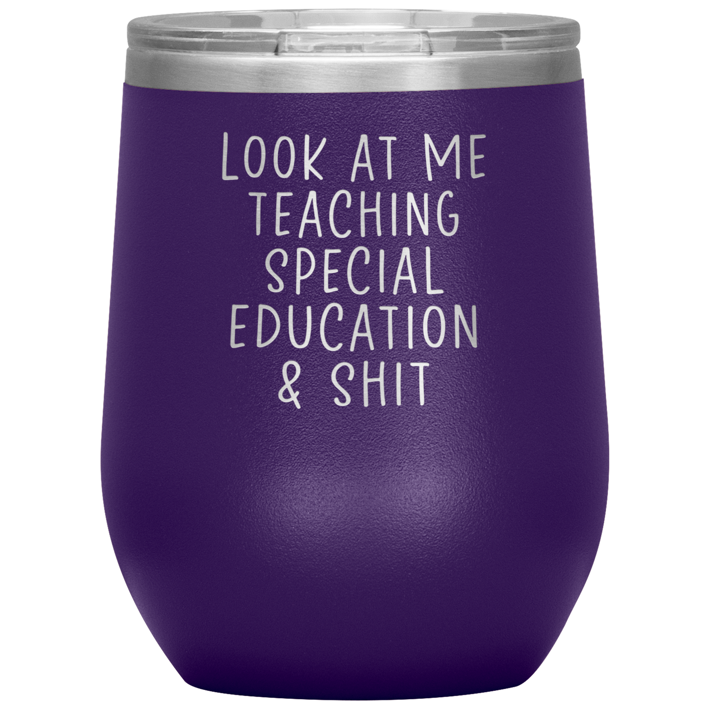 Special Education Teacher Wine Tumbler, Special Education Teacher Gifts, Travel Wine Cup, Birthday Gifts for Men and Women