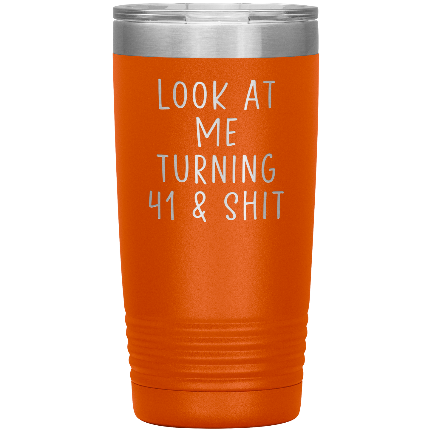 41st Birthday Tumbler, 41st Birthday Gifts, Travel Coffee Mug, Birthday Gifts for Men and Women