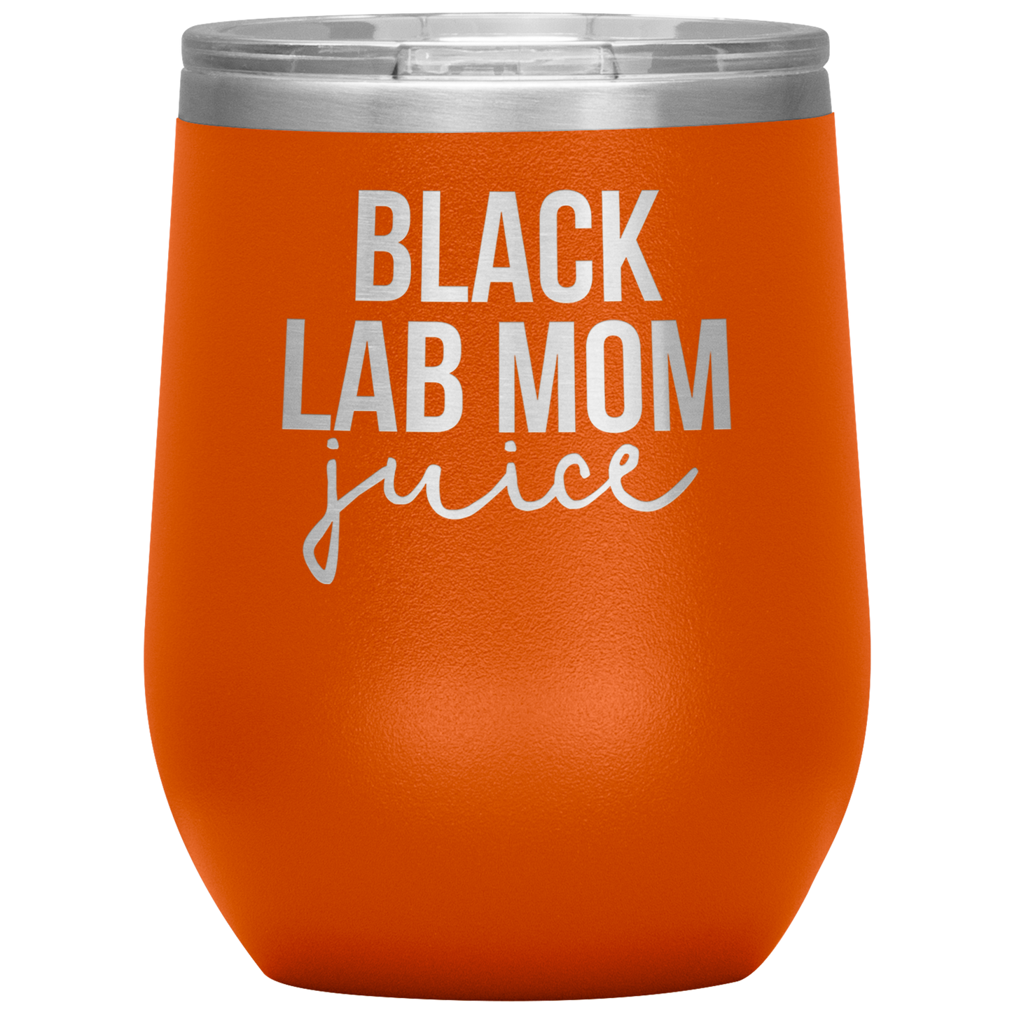 Verre de vin de maman de laboratoire noir, cadeaux de maman de laboratoire noirs, tasse de vin de voyage, cadeaux d'anniversaire pour les hommes et les femmes