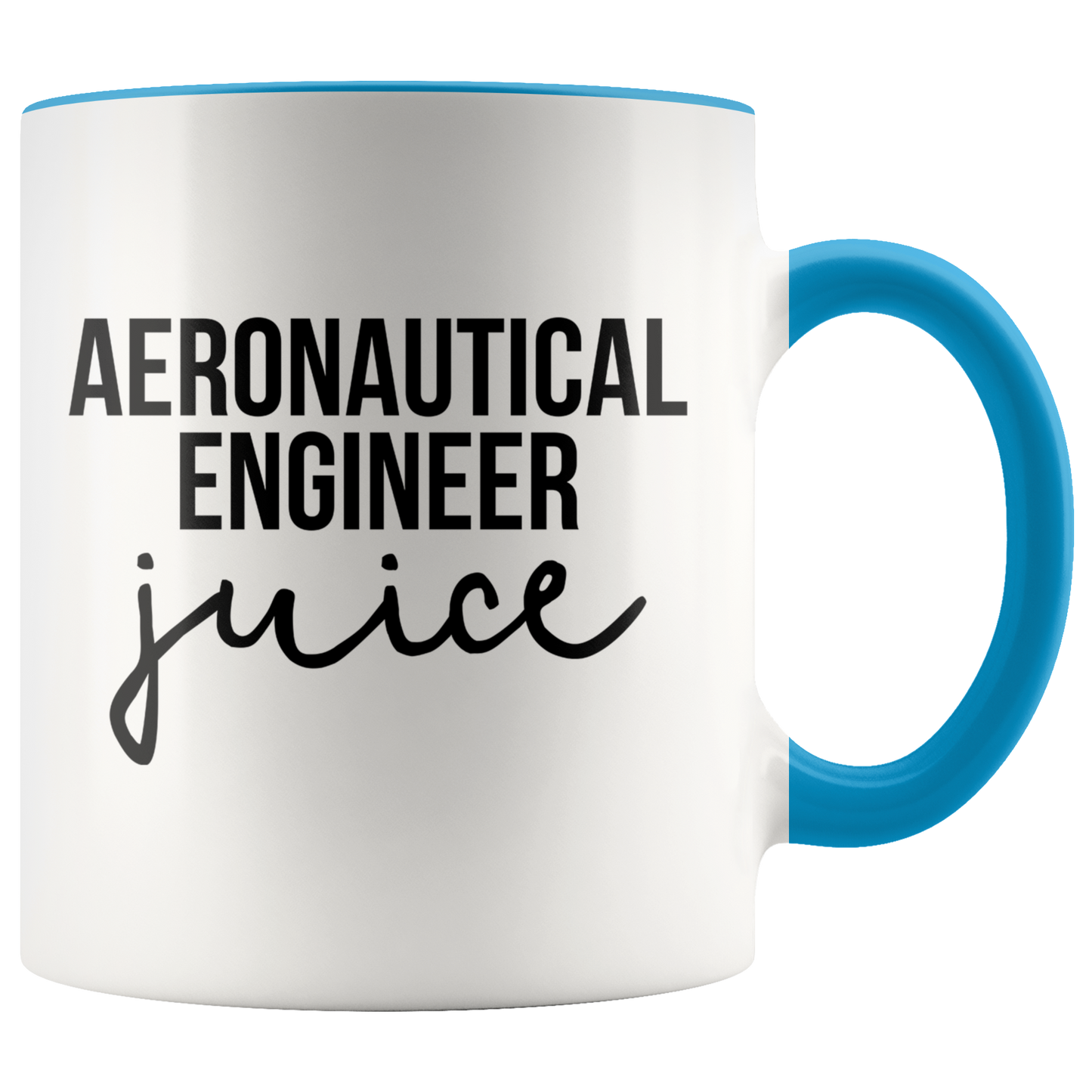 Aeronautical engineer Gifts, Coffee Mug, Two Tone Accent Cup, Birthday Gift for Men and Women