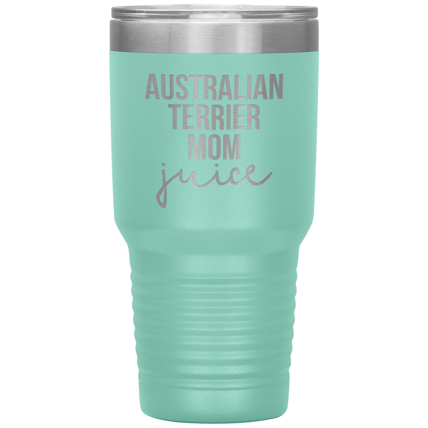 Australian Terrier Mom Tumbler, Funny Travel Coffee Mug, Birthday Gifts for Men and Women