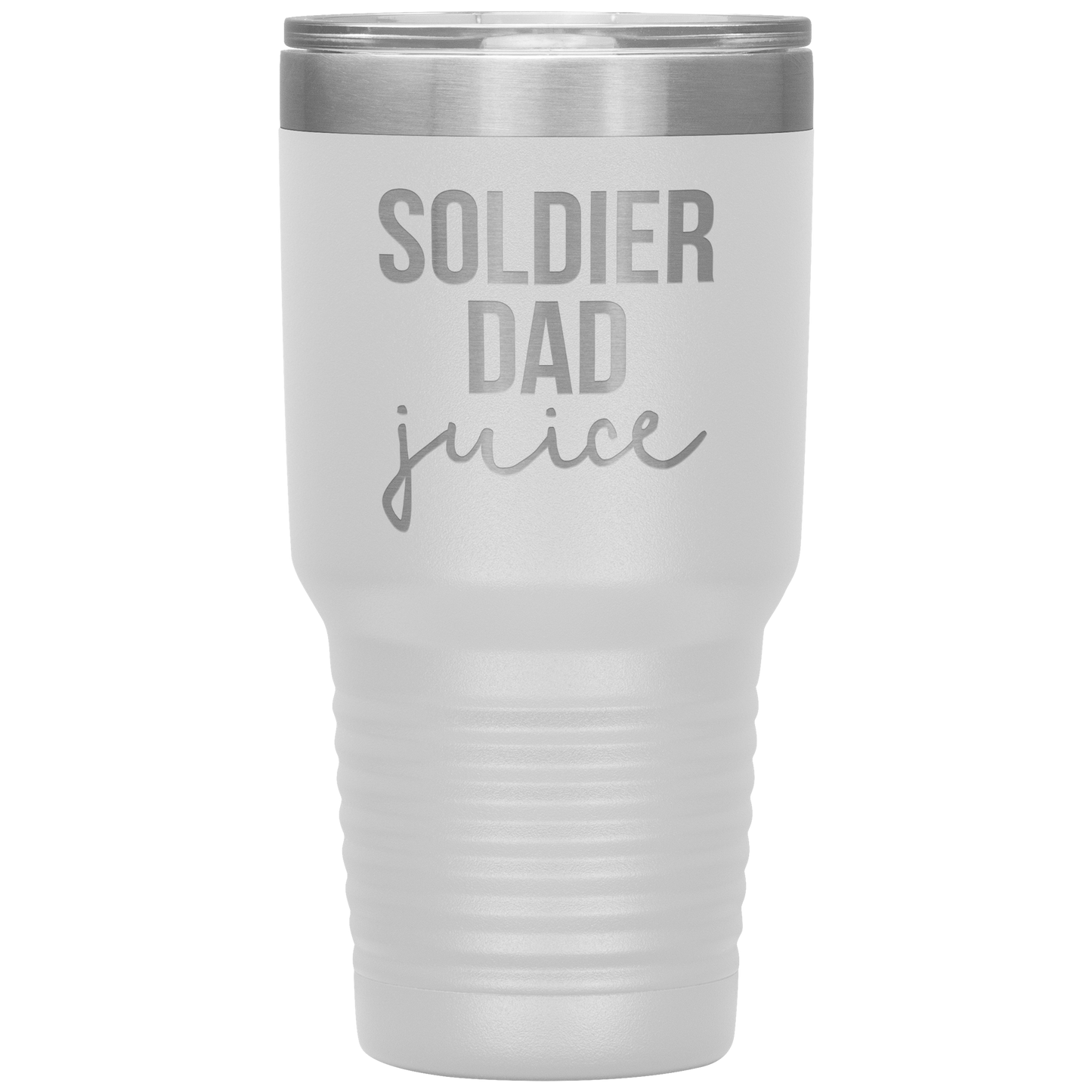 Soldier Dad Tumbler, Soldier Dad Gifts, Travel Coffee Mug, Birthday Gifts for Men and Women