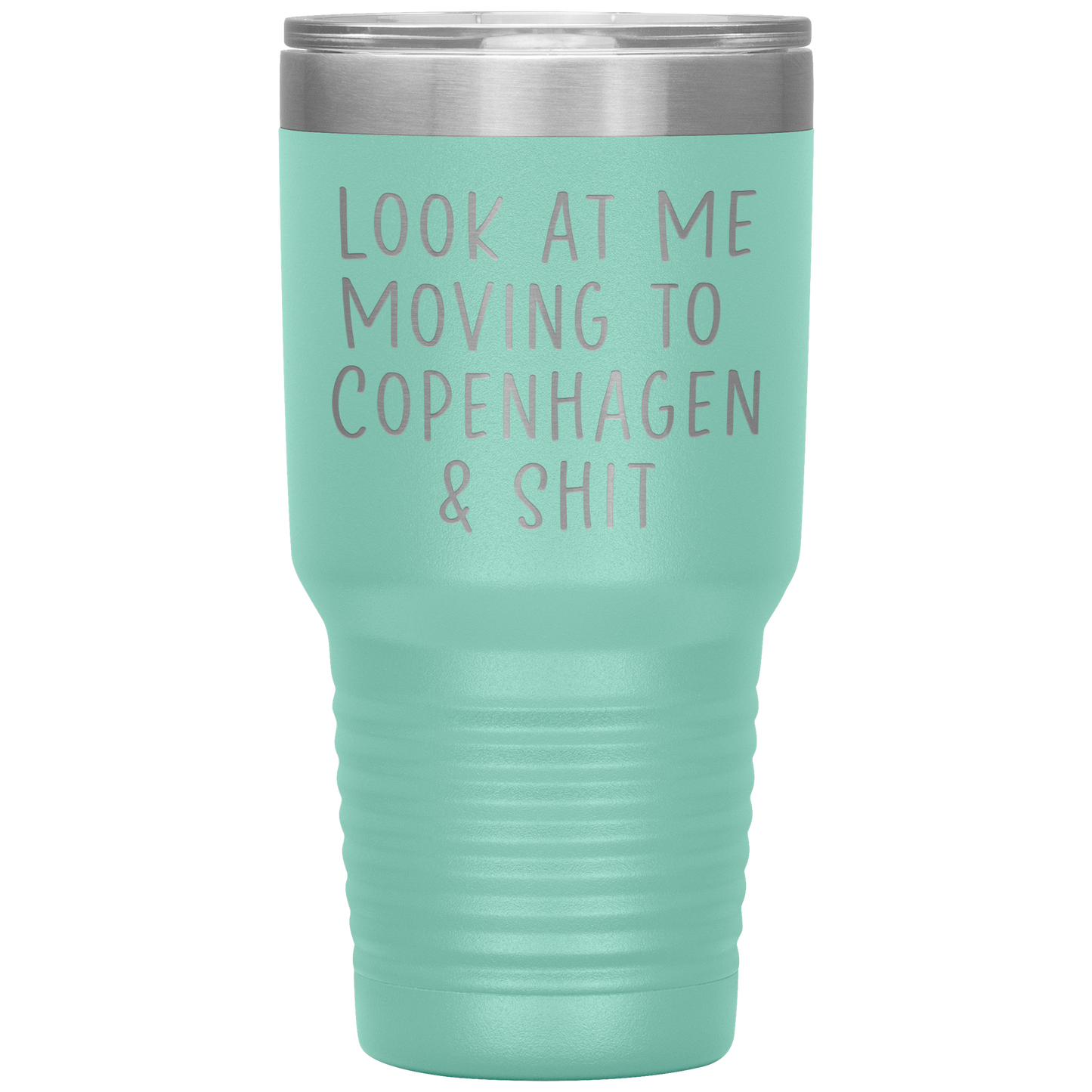 Moving to Copenhagen Denmark Tumbler, Funny Travel Coffee Mug, Birthday Gifts for Men and Women