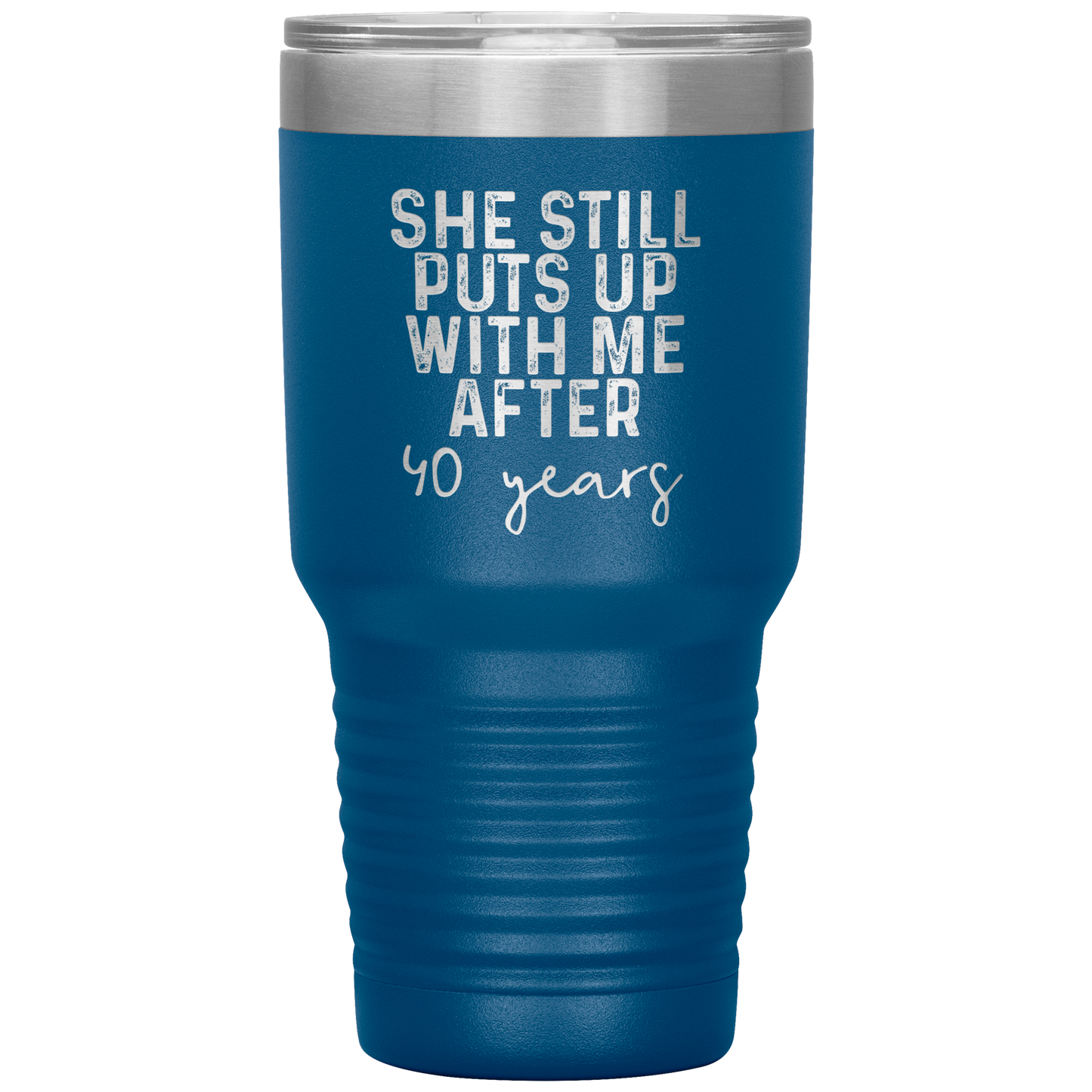 40th Anniversary Gifts for Husband, Coffee Mug, Tumbler, Birthday Gifts for Men and Women