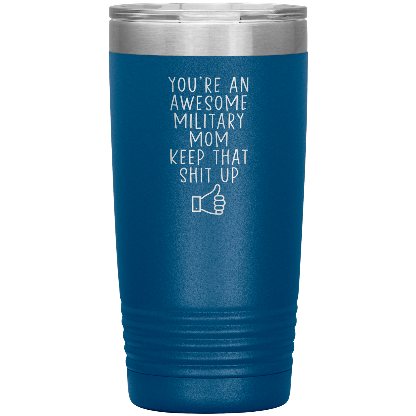 Mãe militar Tumbler, Presentes da Mãe Militar, Caneca de Café de Viagem, Presentes de Aniversário para Homens e Mulheres