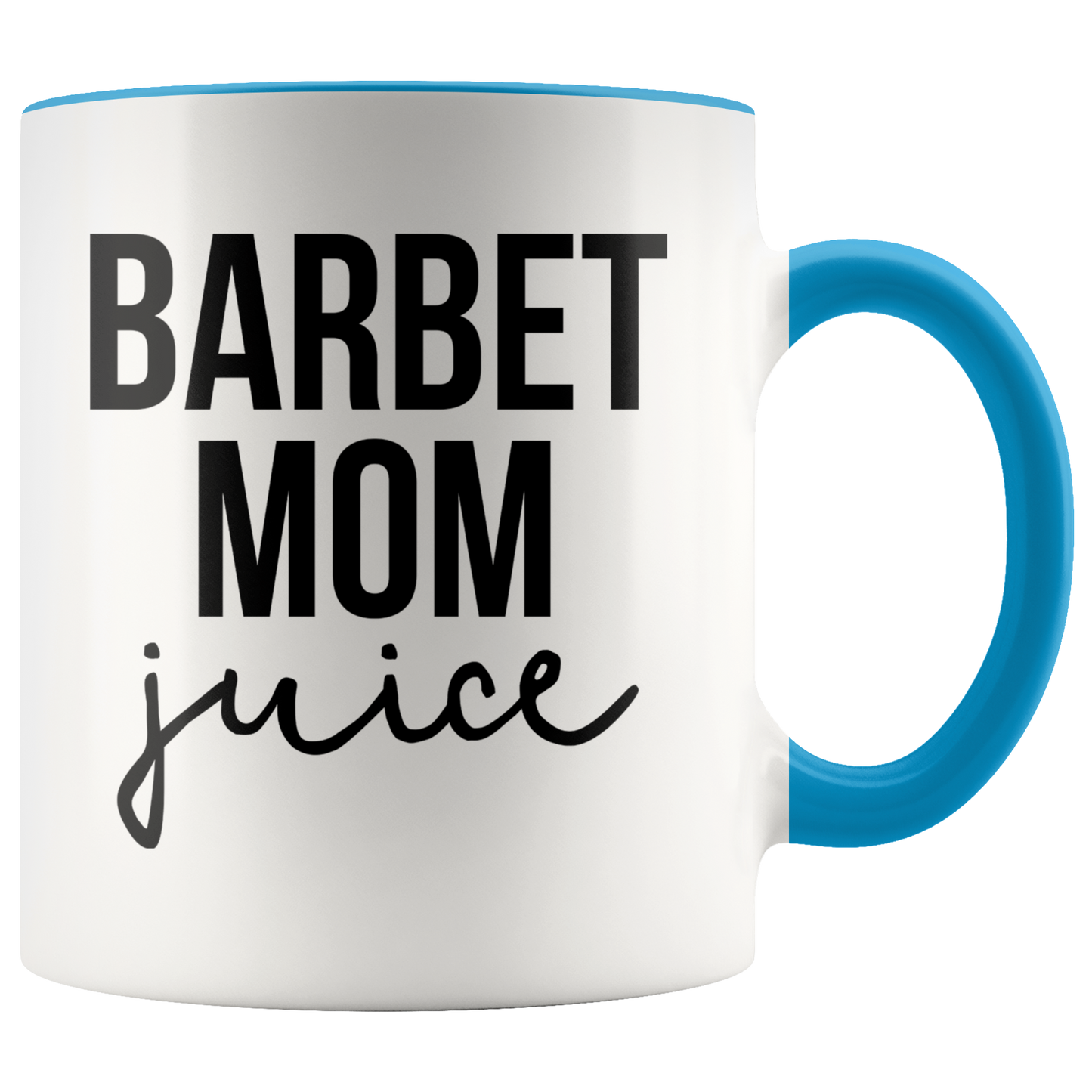 Barbet Mom Gifts, Coffee Mug, Two Tone Accent Cup, Birthday Gift for Men and Women