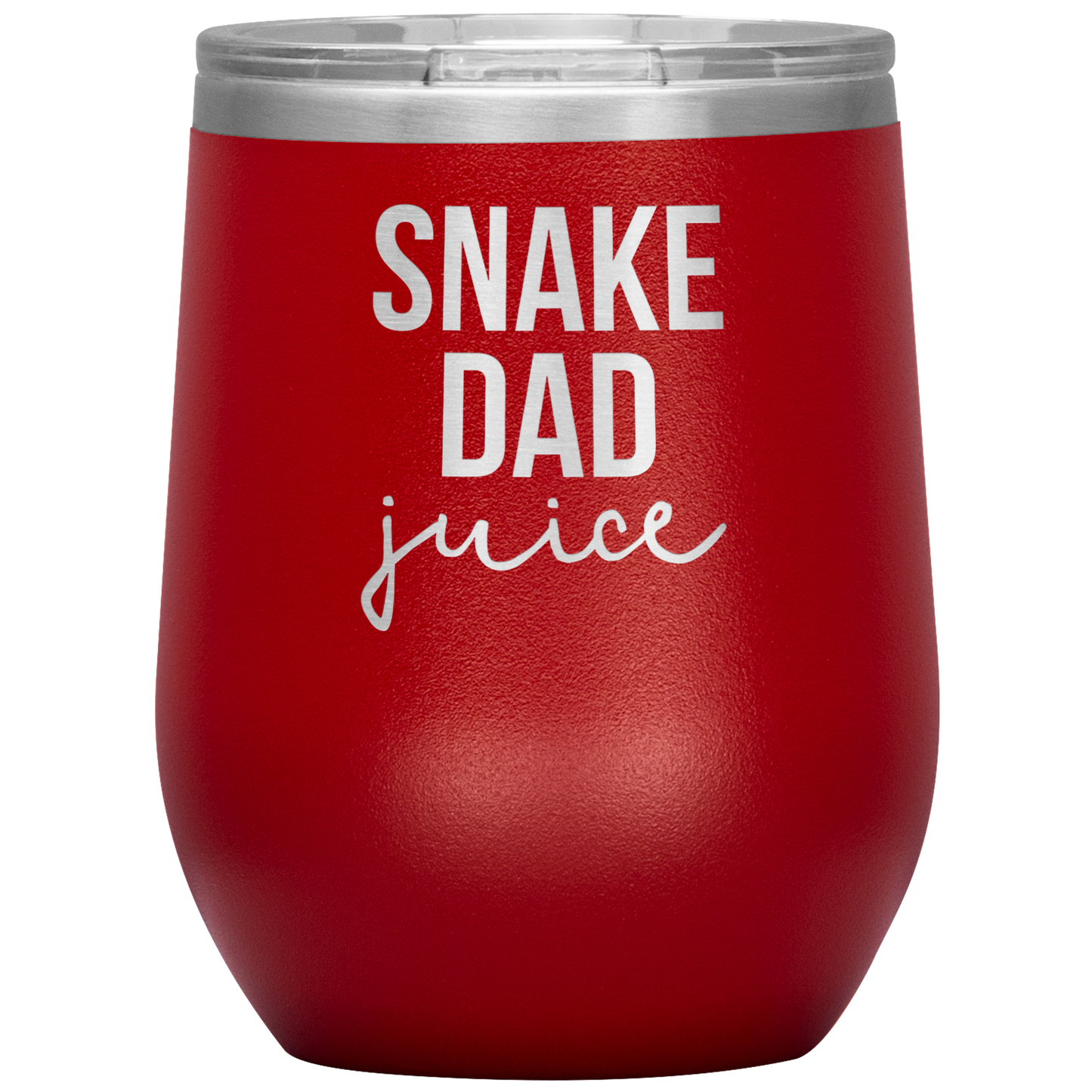 Snake Dad Wine Tumbler, Snake Dad Gifts, Travel Wine Cup, Birthday Gifts for Men and Women