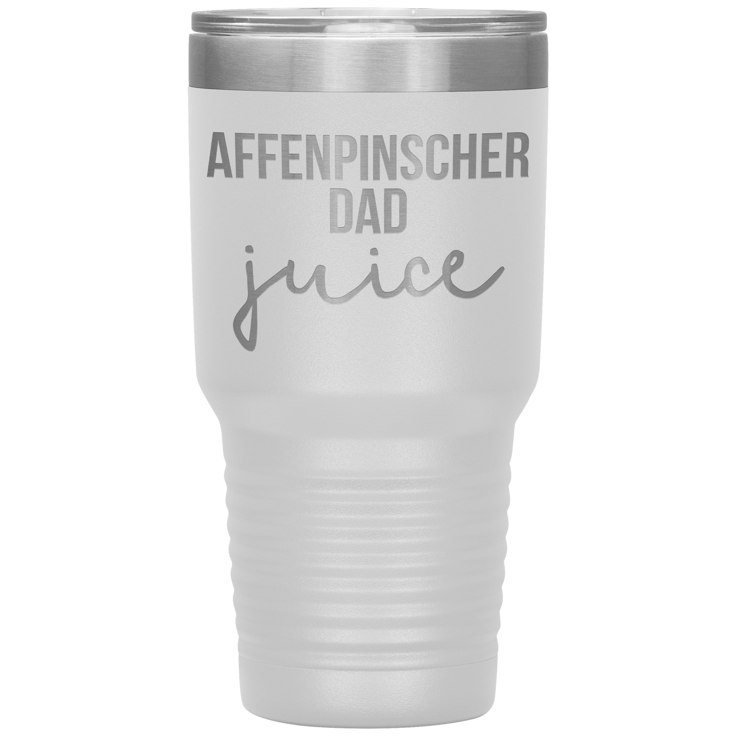 Affenpinscher Dad Tumbler, Funny Travel Coffee Mug, Birthday Gifts for Men and Women