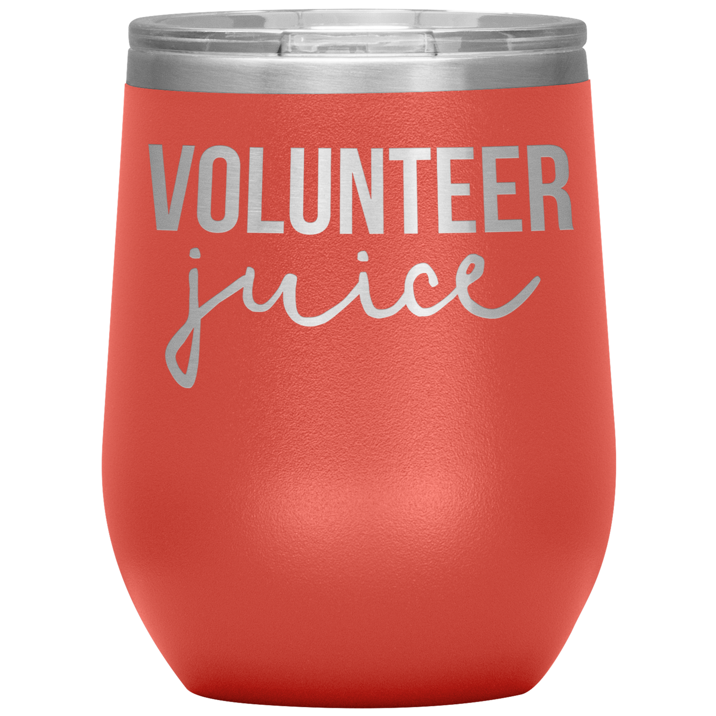 Volunteer Wine Tumbler, Volunteer Gifts, Travel Wine Cup, Birthday Gifts for Men and Women