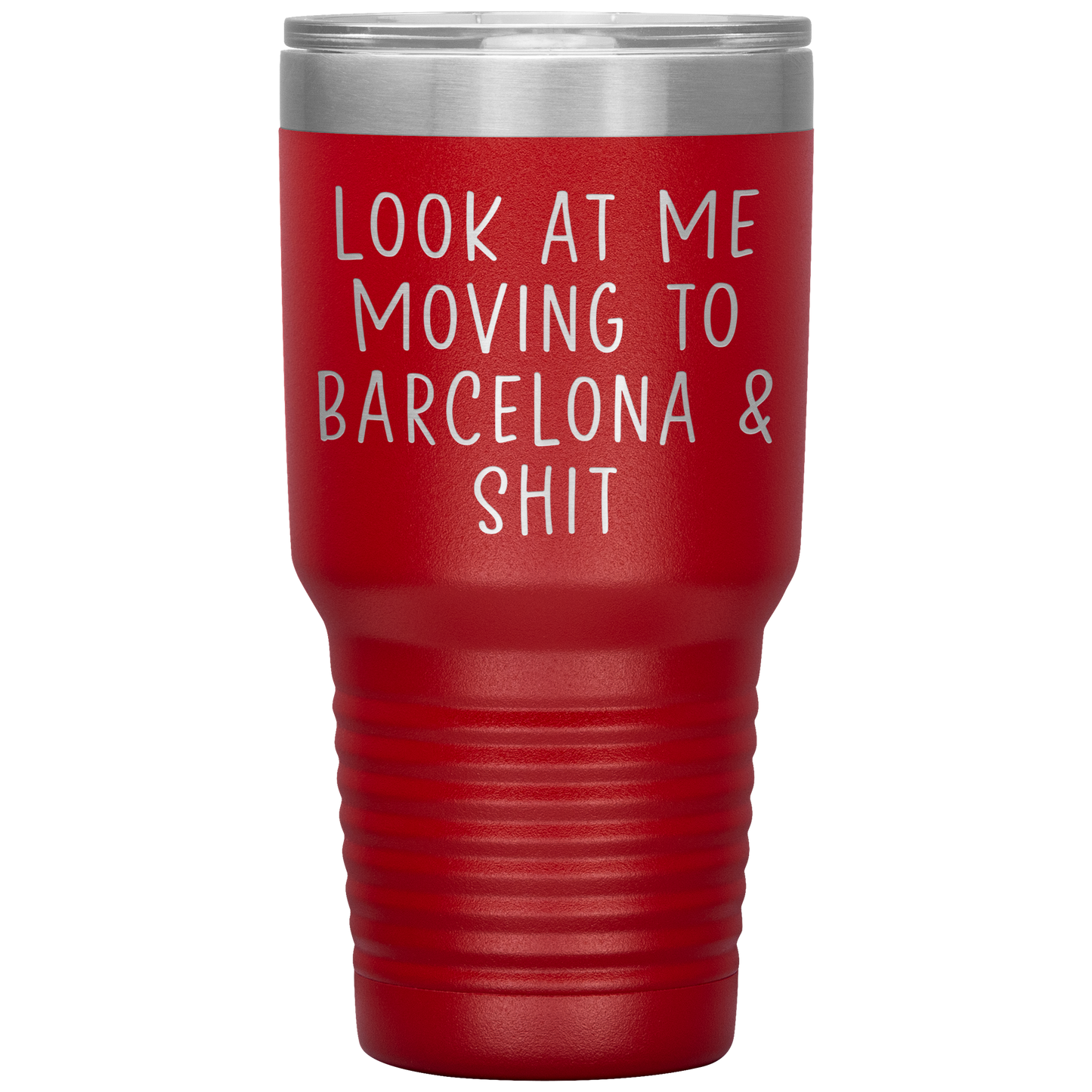 Moving to Barcelona Spain Tumbler, Funny Travel Coffee Mug, Birthday Gifts for Men and Women