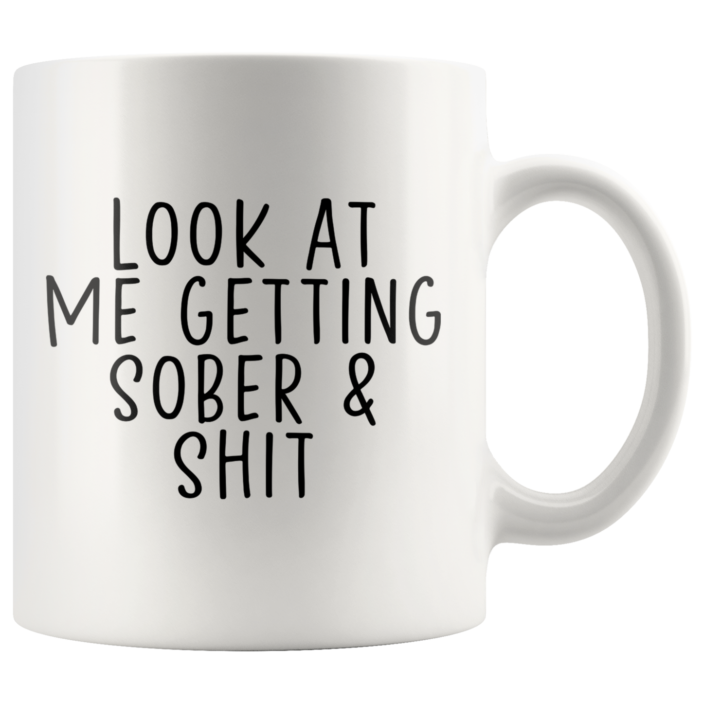 Sobriety Gifts, Coffee Mug, Two Tone Accent Cup, Birthday Gift for Men and Women