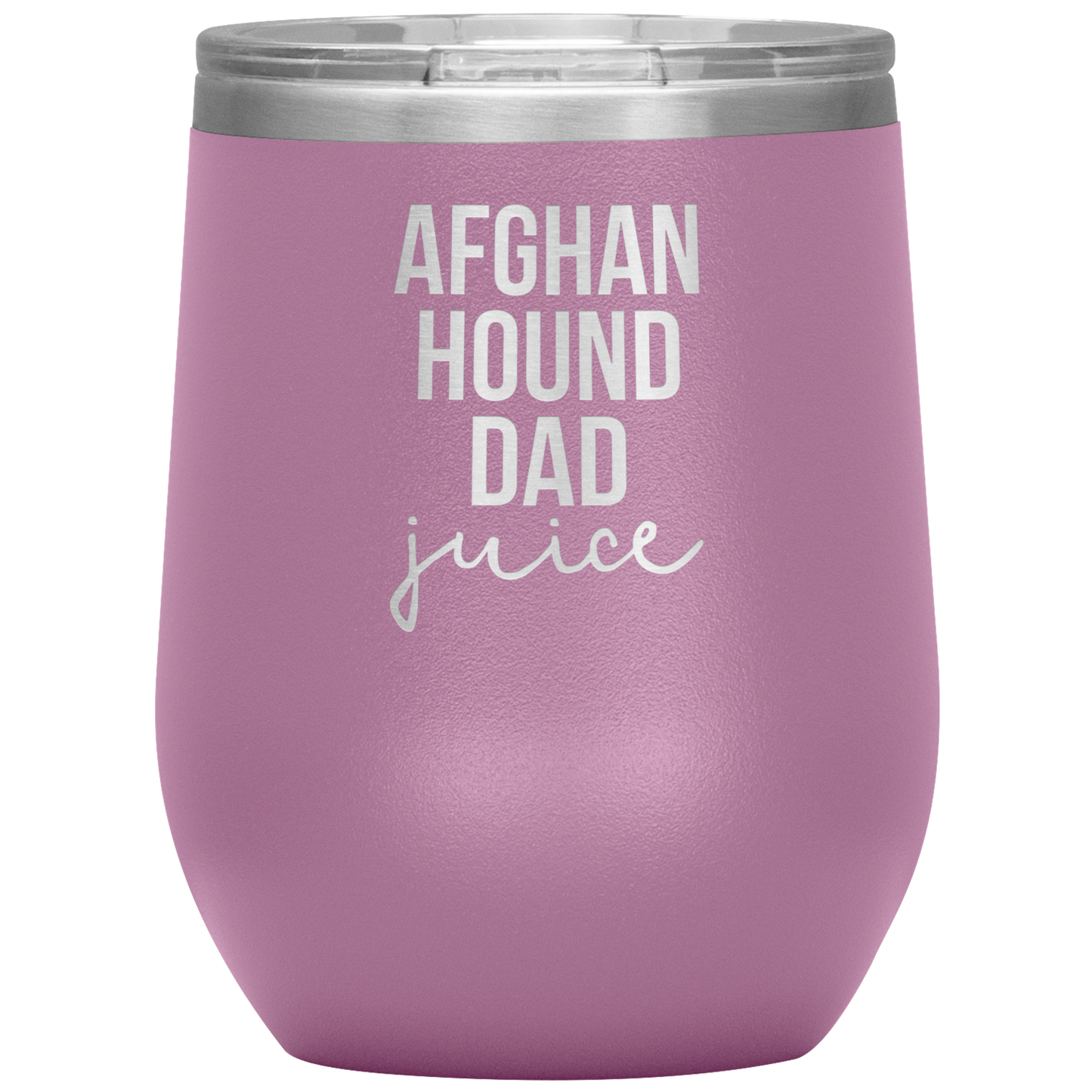 Afghan Hound Dad Wine Tumbler, Funny Travel Wine Cup, Birthday Gifts for Men and Women